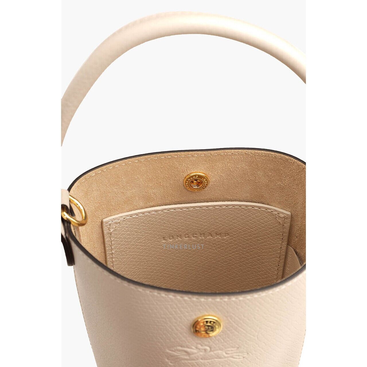 Longchamp Epure Bucket in Paper Leather Satchel Bag