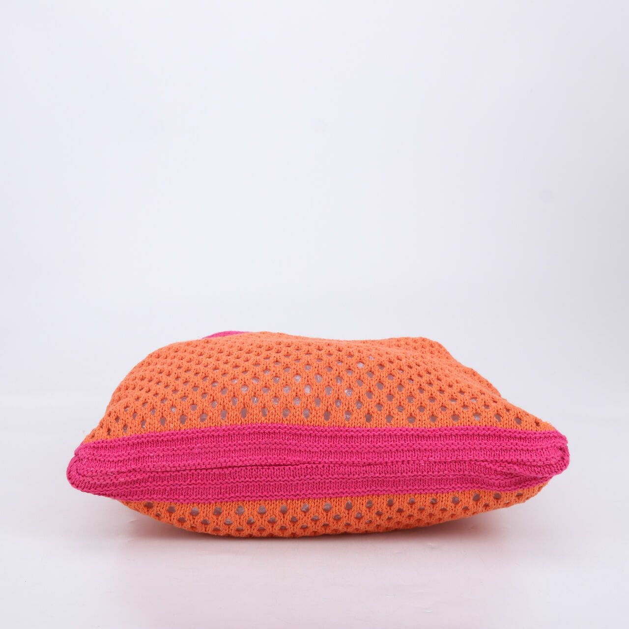 Private Collection Orange & Magenta Knit Tote Bag