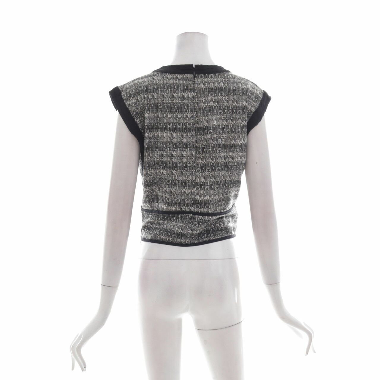 Berrybenka Black Tweed Sleeveless