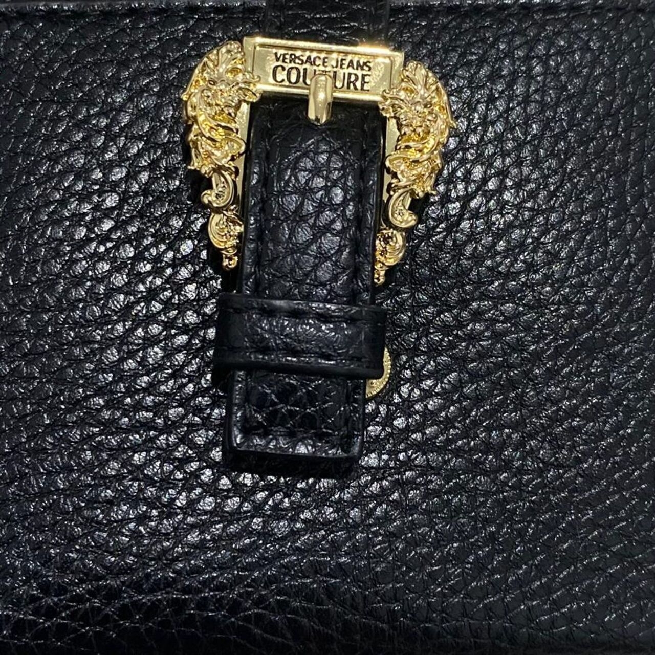 Versace Jeans Couture Black Compact Wallet