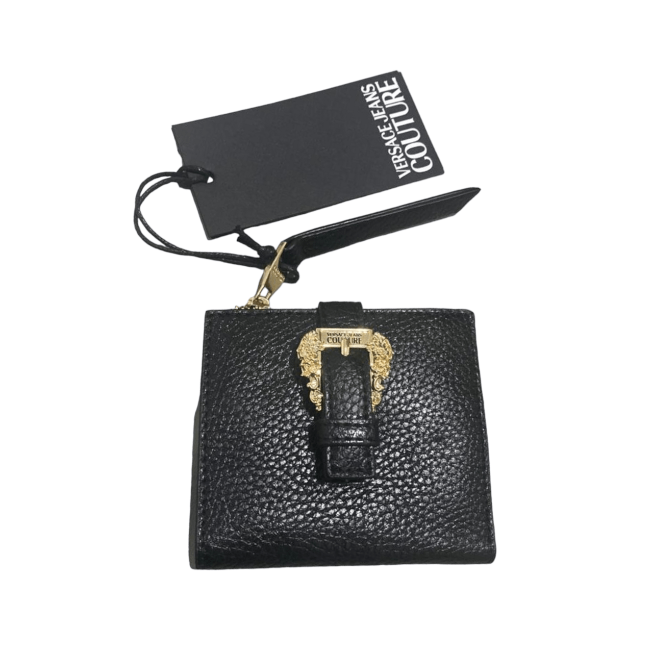 Versace Jeans Couture Black Compact Wallet