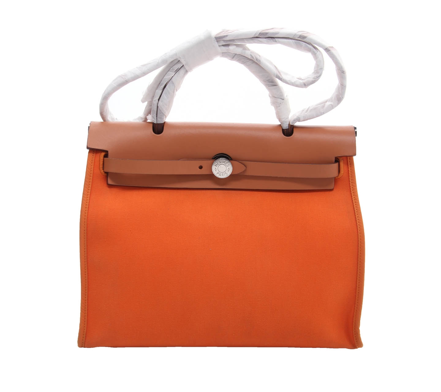 Hermes Orange & Brown Kelly Satchel