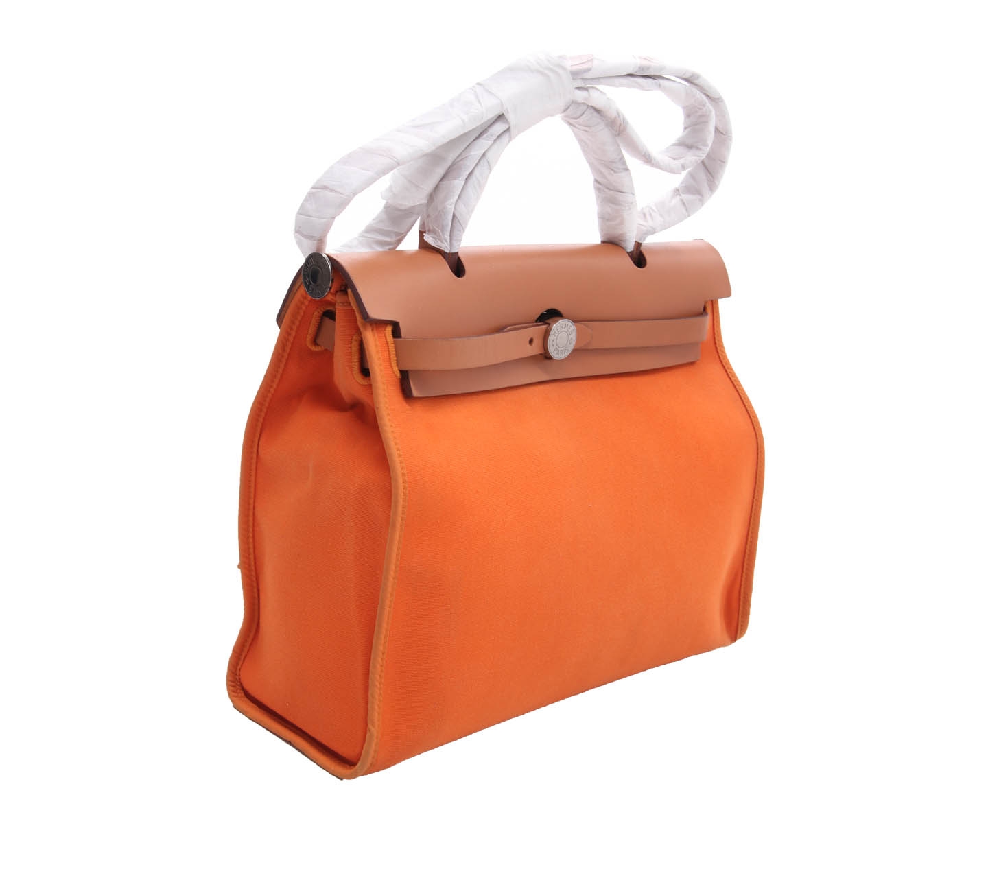 Hermes Orange & Brown Kelly Satchel