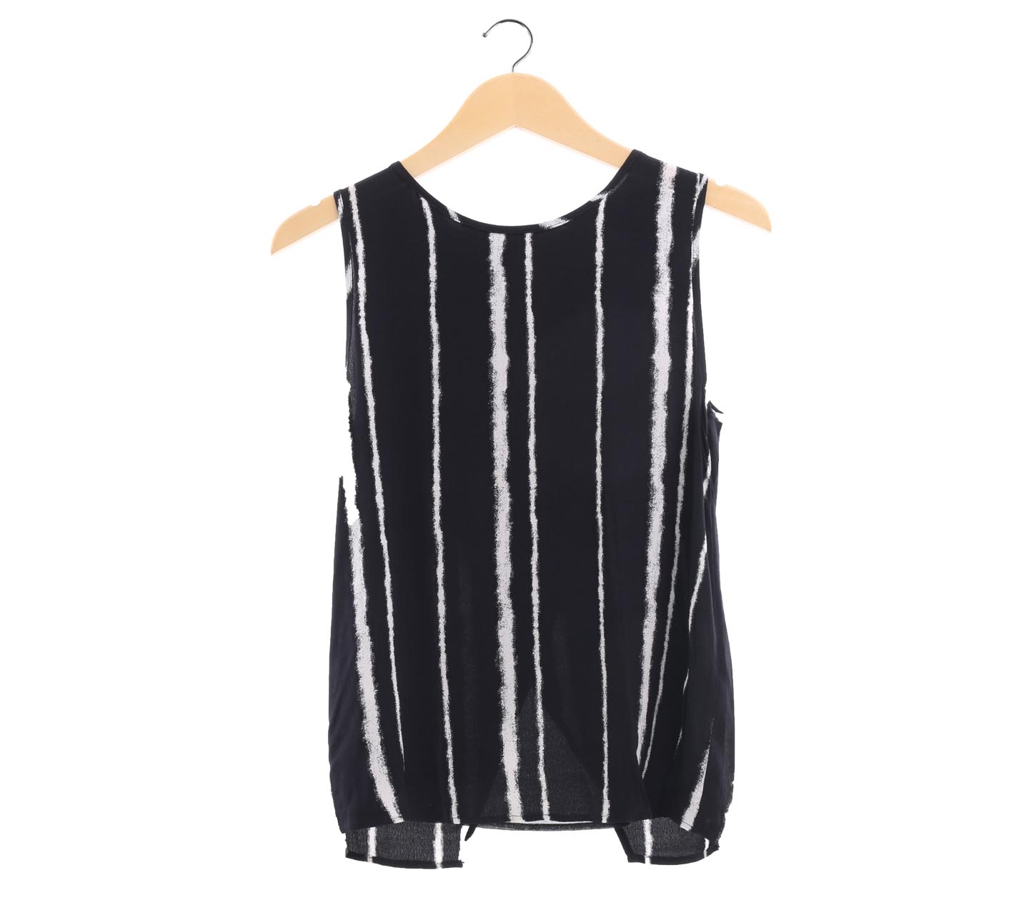 Mango Black Pattern Sleeveless