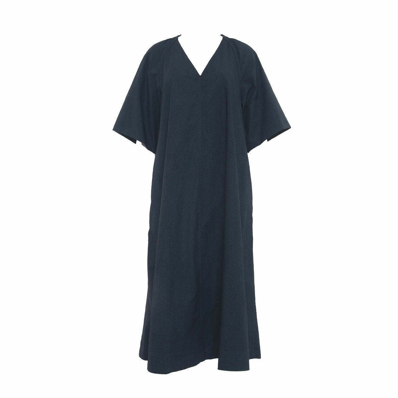 UNIQLO Black & Navy Midi Dress