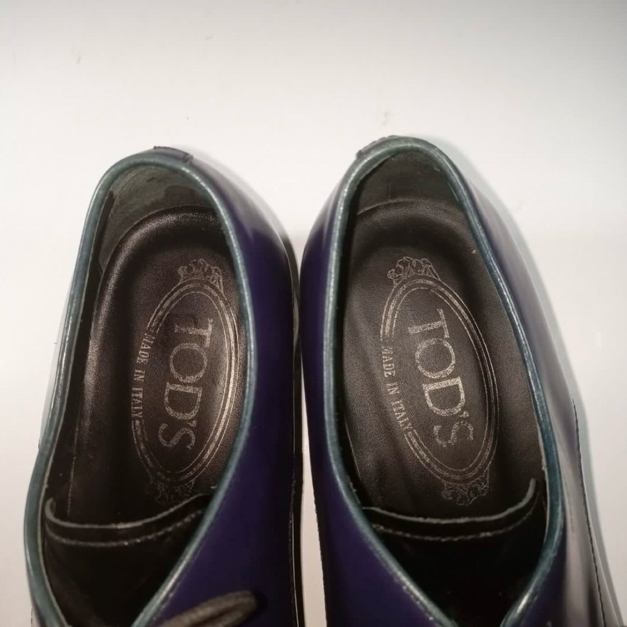 Tod's Black & Purple Flats