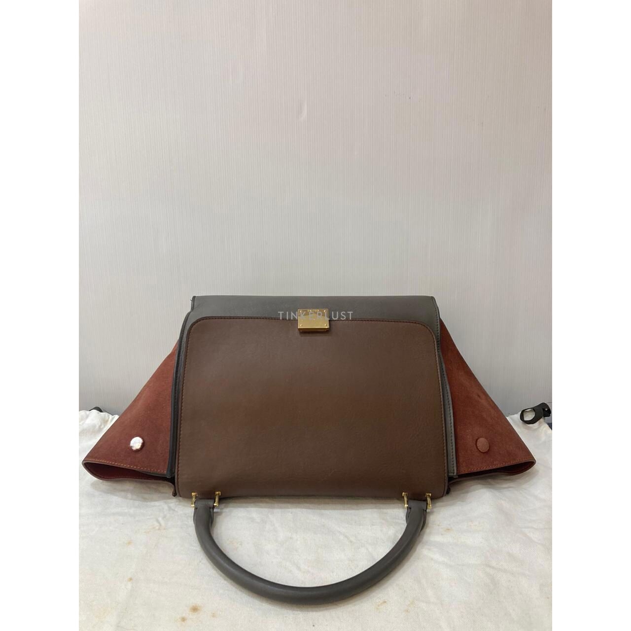 Celine Trapeze Medium 3 Color Satchel