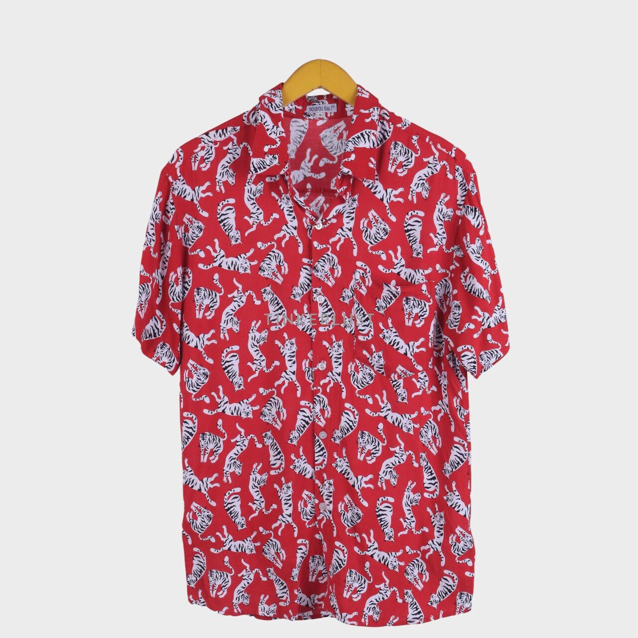 Private Collection Red Animal Print Shirt