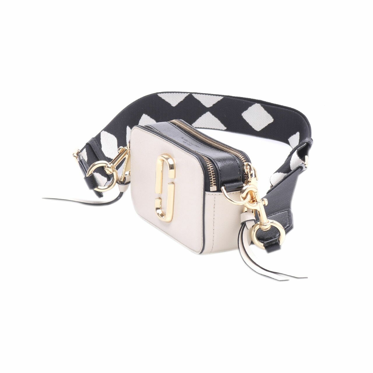 Marc Jacobs White Snapshot Cloud White Multi Crossbody Bag