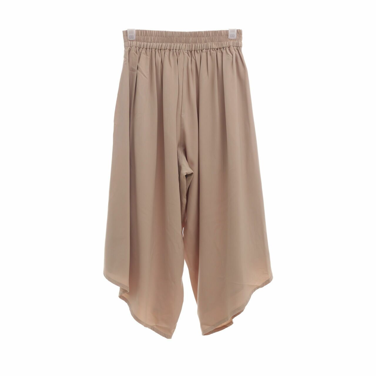 Cotton Ink Beige Culottes Cropped Pants