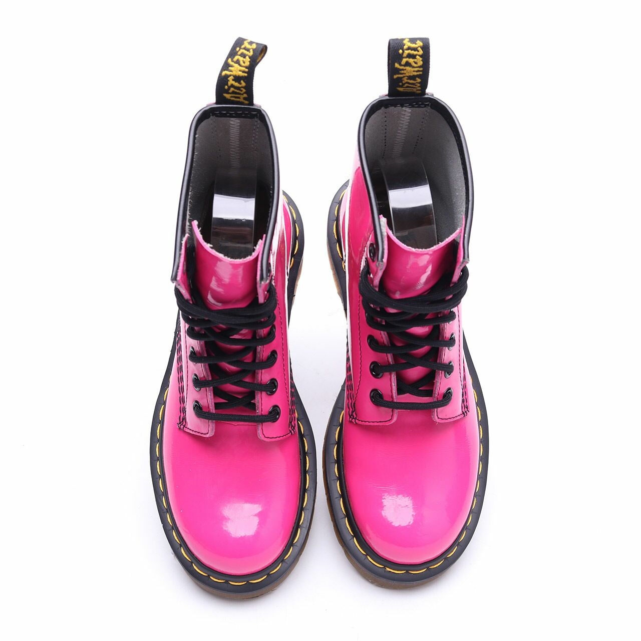 DRMARTENS Pink 1460 Women's Smooth Leather Lace Up Boots