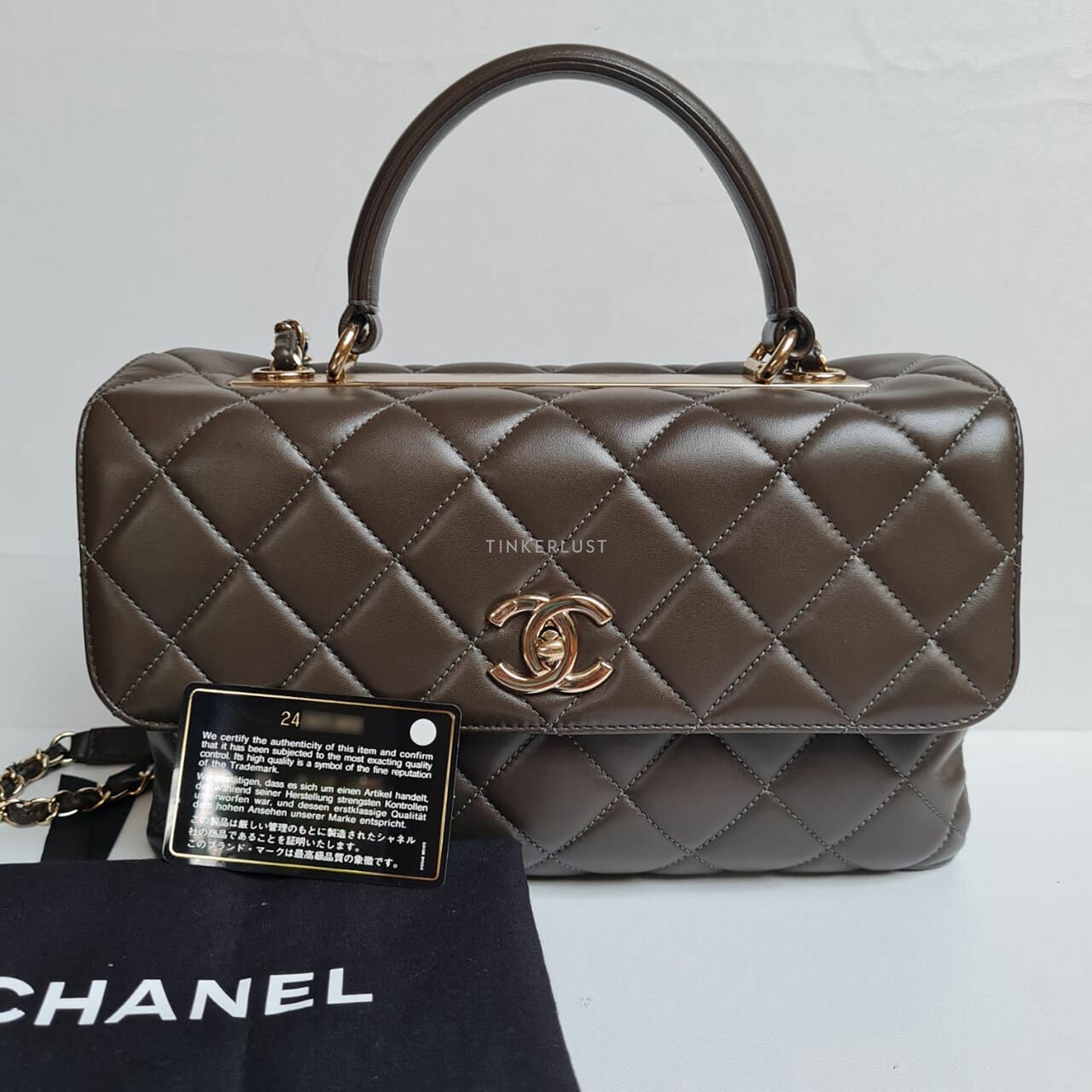 Chanel Top Handle CC trendy GHW  #24 Satchel