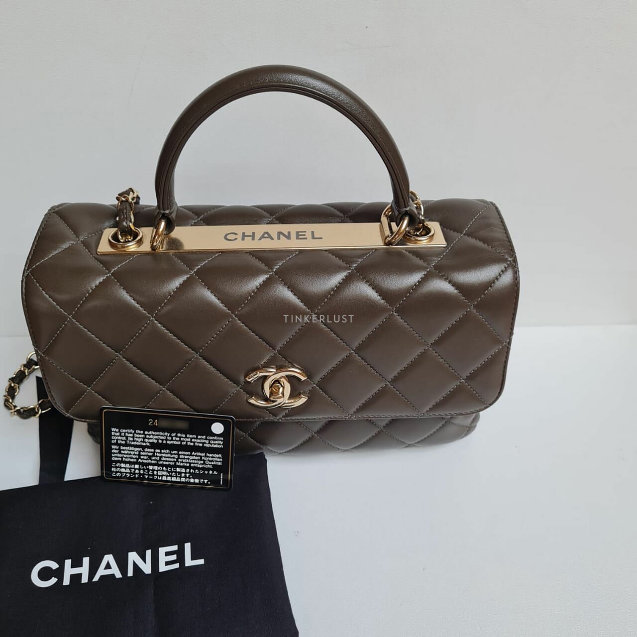 Chanel Top Handle CC trendy GHW  #24 Satchel