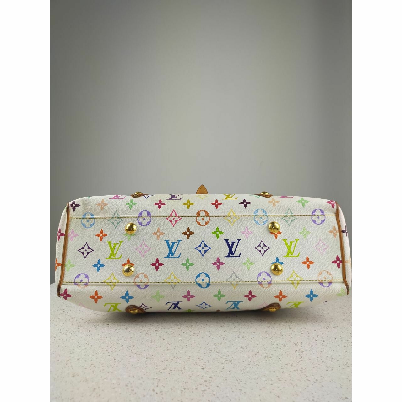 Louis Vuitton Aurelia Monogram Multicolor White Tote bag (MI006)  