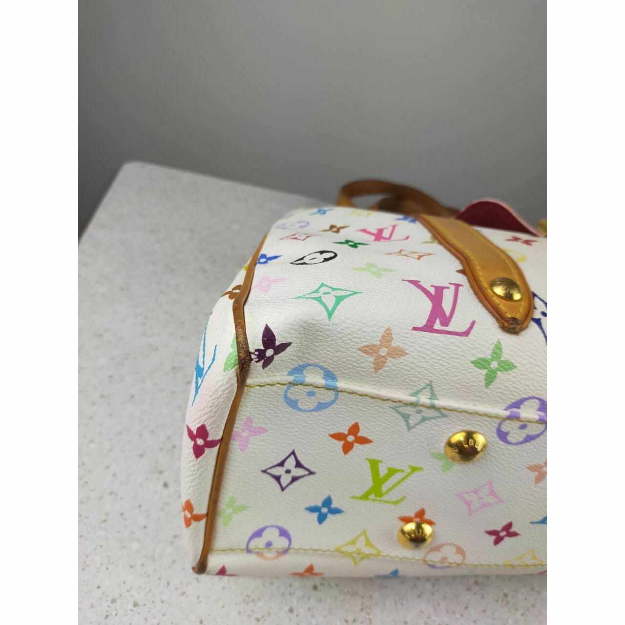 Louis Vuitton Aurelia Monogram Multicolor White Tote bag (MI006)  