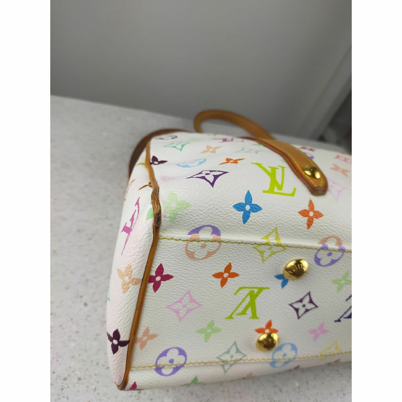 Louis Vuitton Aurelia Monogram Multicolor White Tote bag (MI006)  