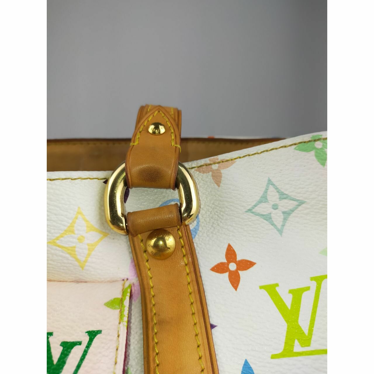 Louis Vuitton Aurelia Monogram Multicolor White Tote bag (MI006)  