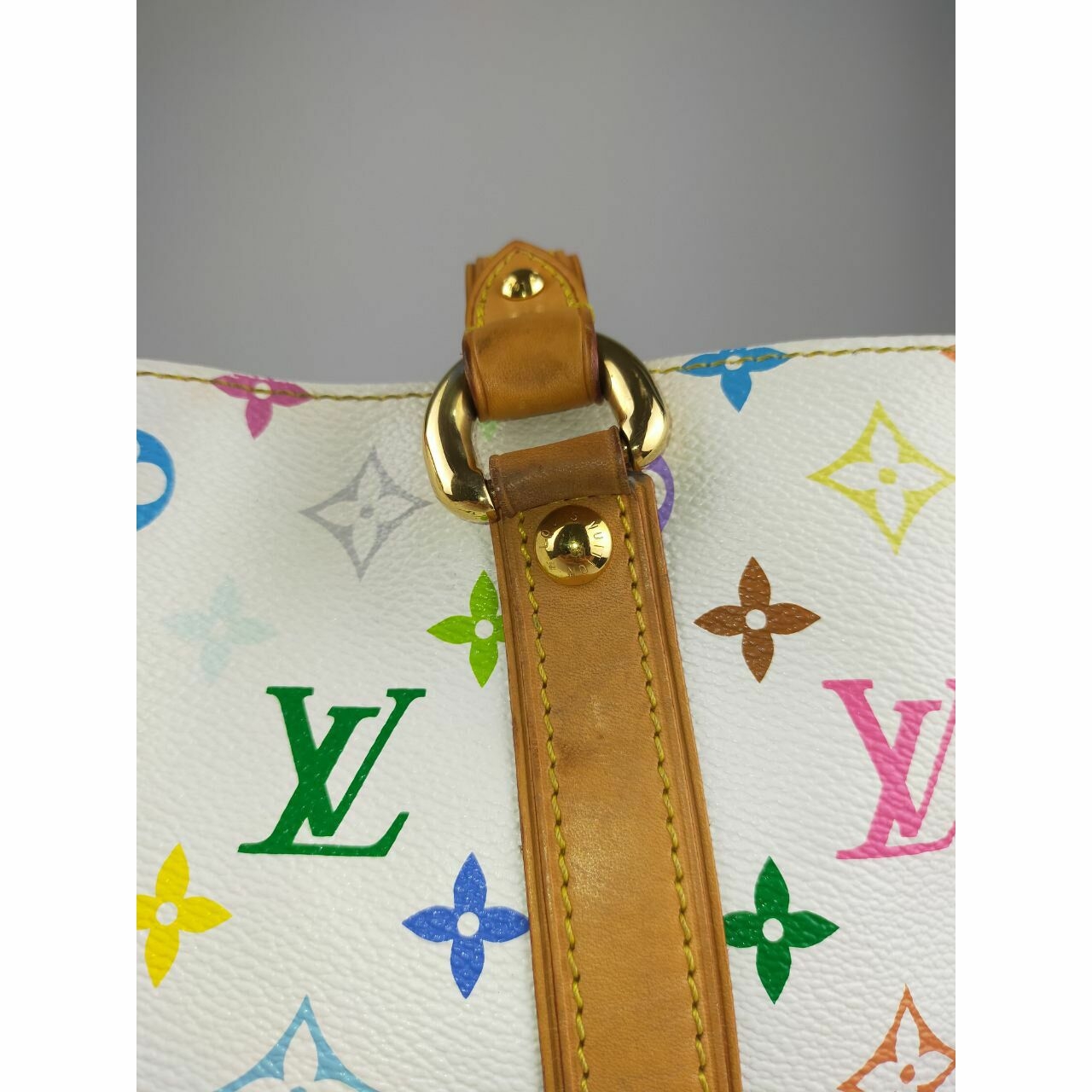 Louis Vuitton Aurelia Monogram Multicolor White Tote bag (MI006)  