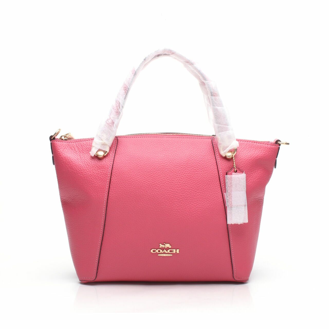 Coach C6229 Kacey Leather Strawberry Haze Satchel Bag 