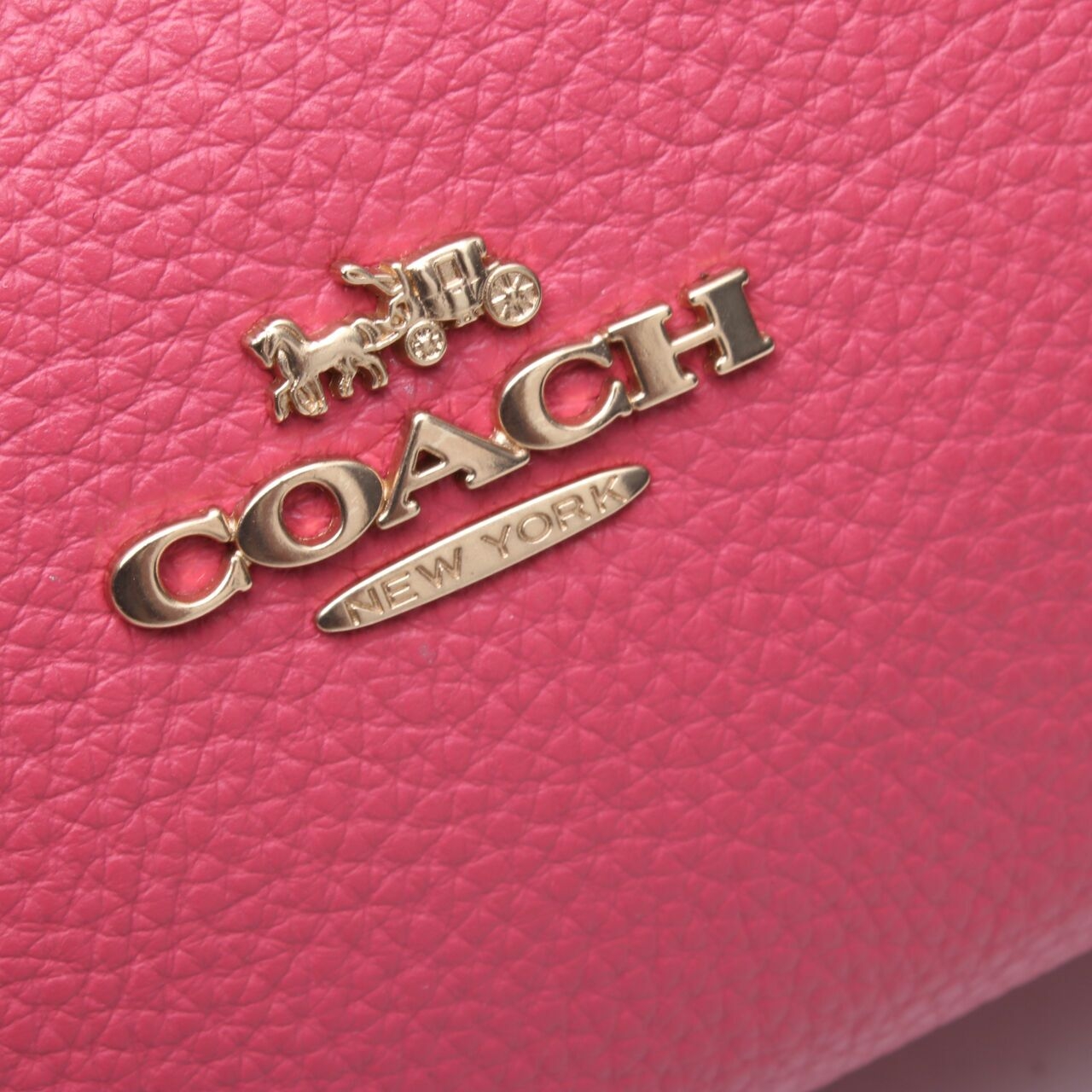 Coach C6229 Kacey Leather Strawberry Haze Satchel Bag 