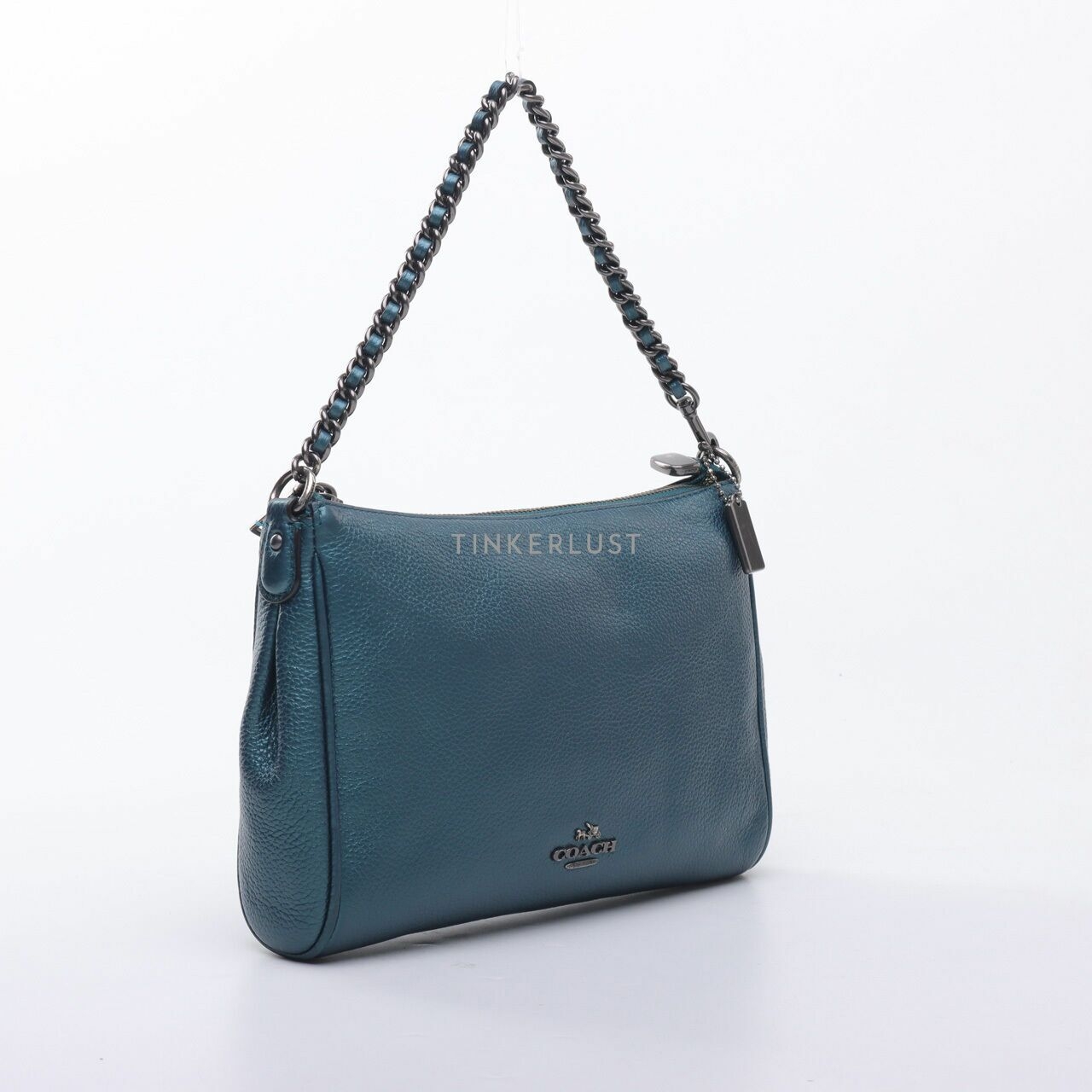 Coach Carrie Crossbody Bag in Dark Metallic Teal