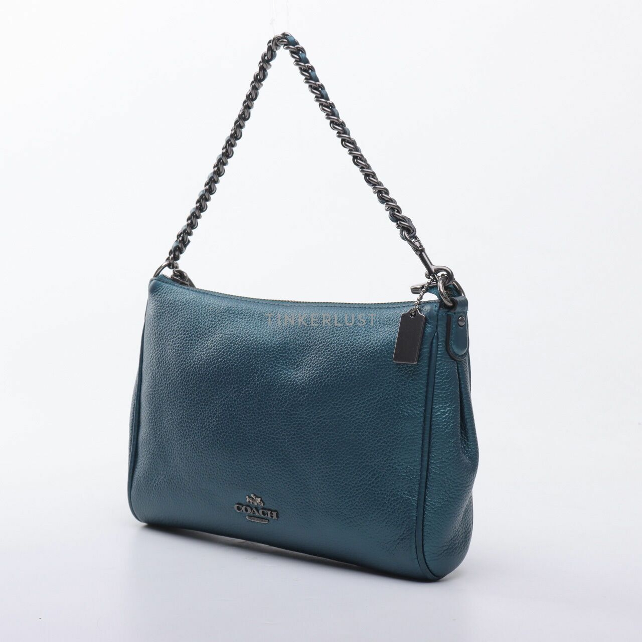 Coach Carrie Crossbody Bag in Dark Metallic Teal