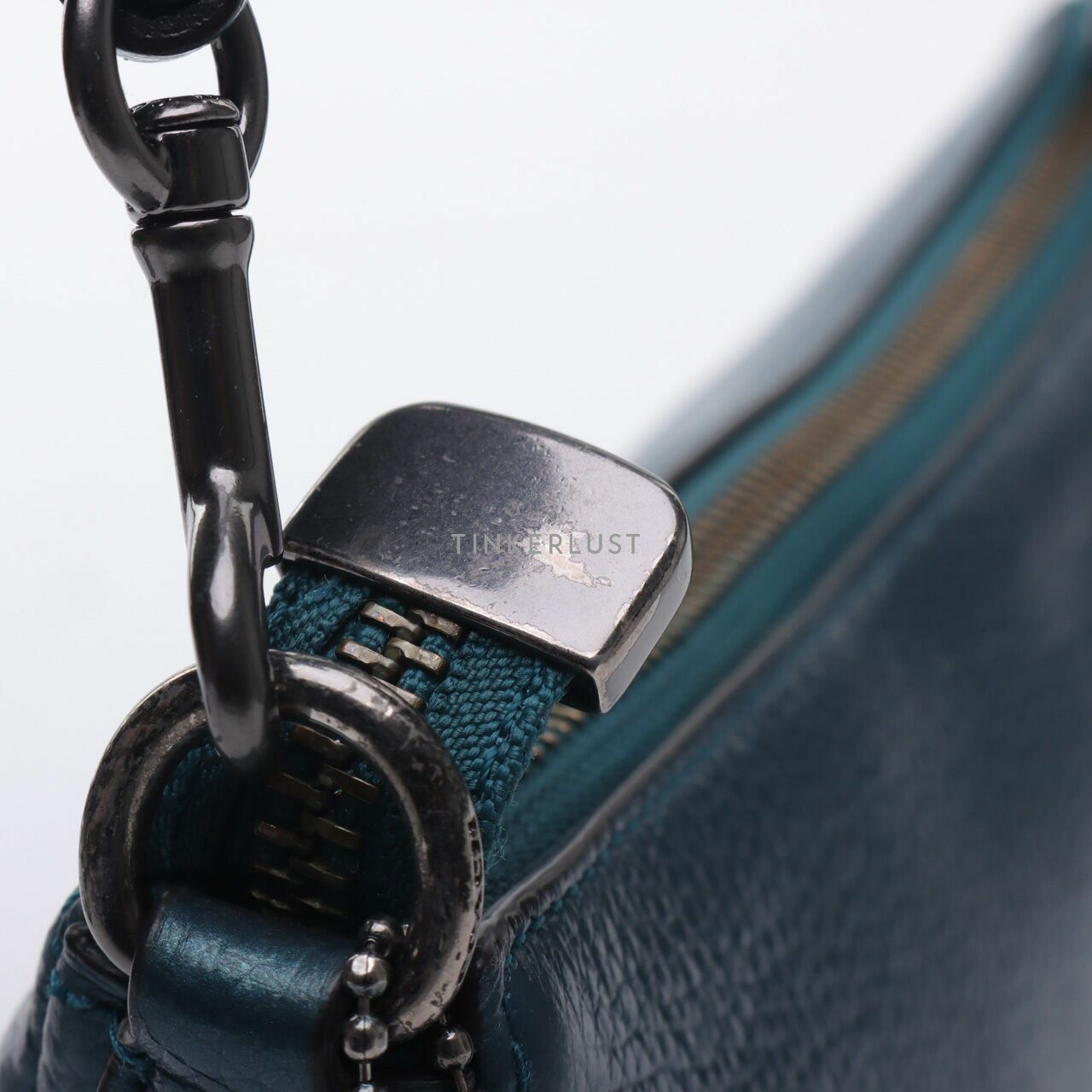 Coach Carrie Crossbody Bag in Dark Metallic Teal