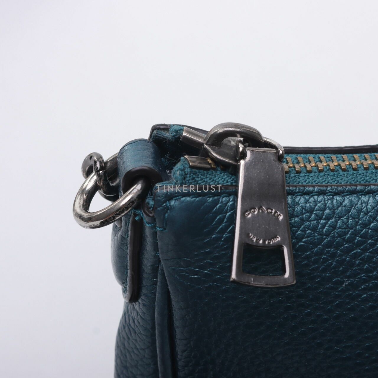 Coach Carrie Crossbody Bag in Dark Metallic Teal