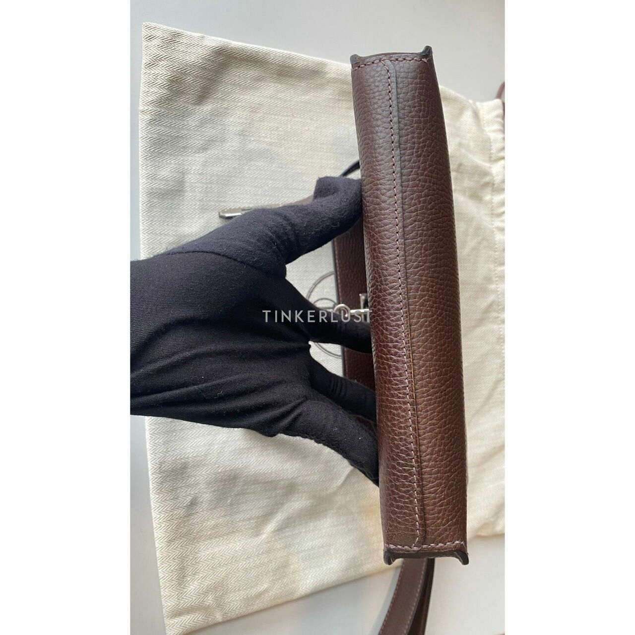 Hermes Pochette Kelly Depechess 25 Ebene Pouch