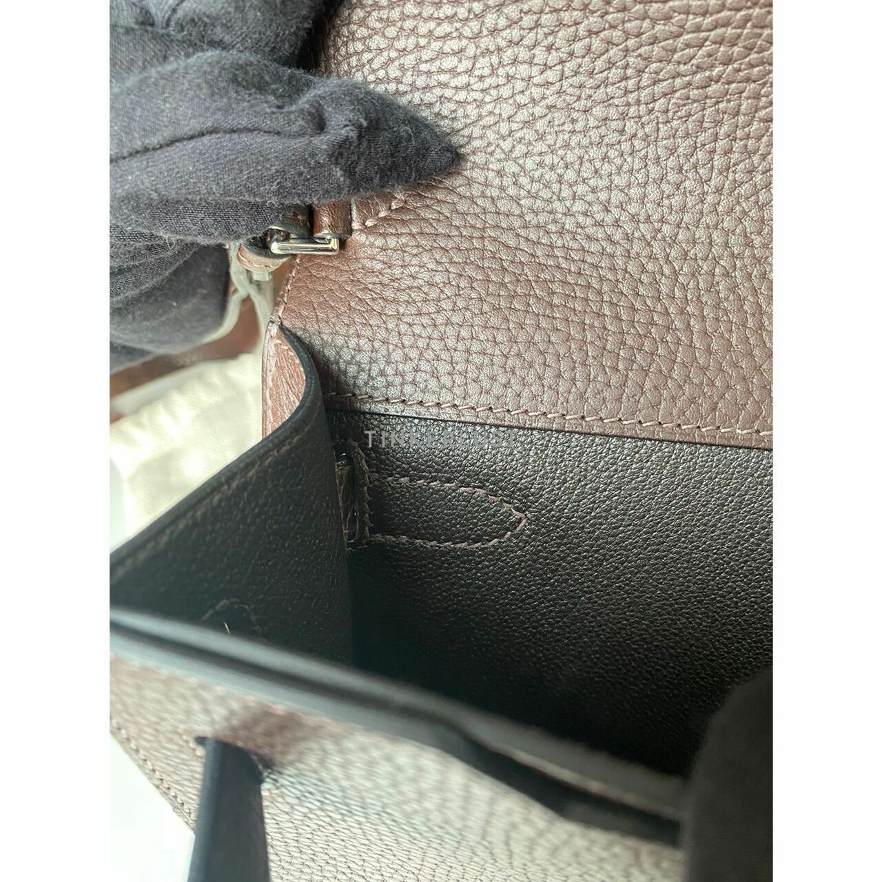 Hermes Pochette Kelly Depechess 25 Ebene Pouch