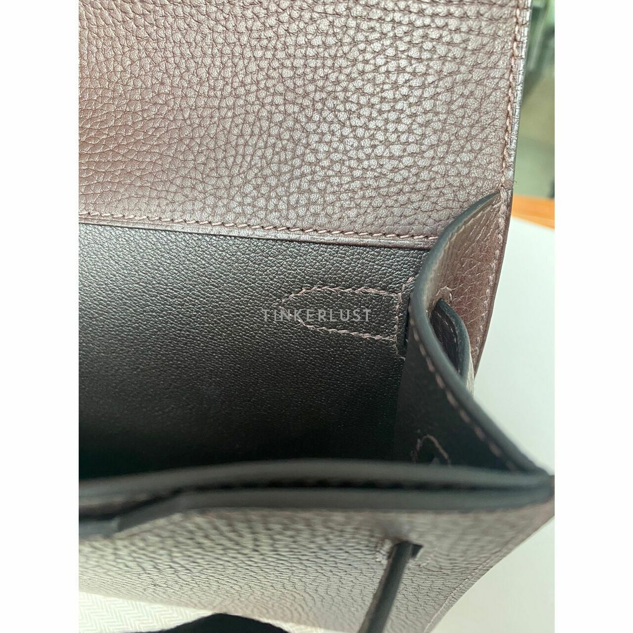 Hermes Pochette Kelly Depechess 25 Ebene Pouch