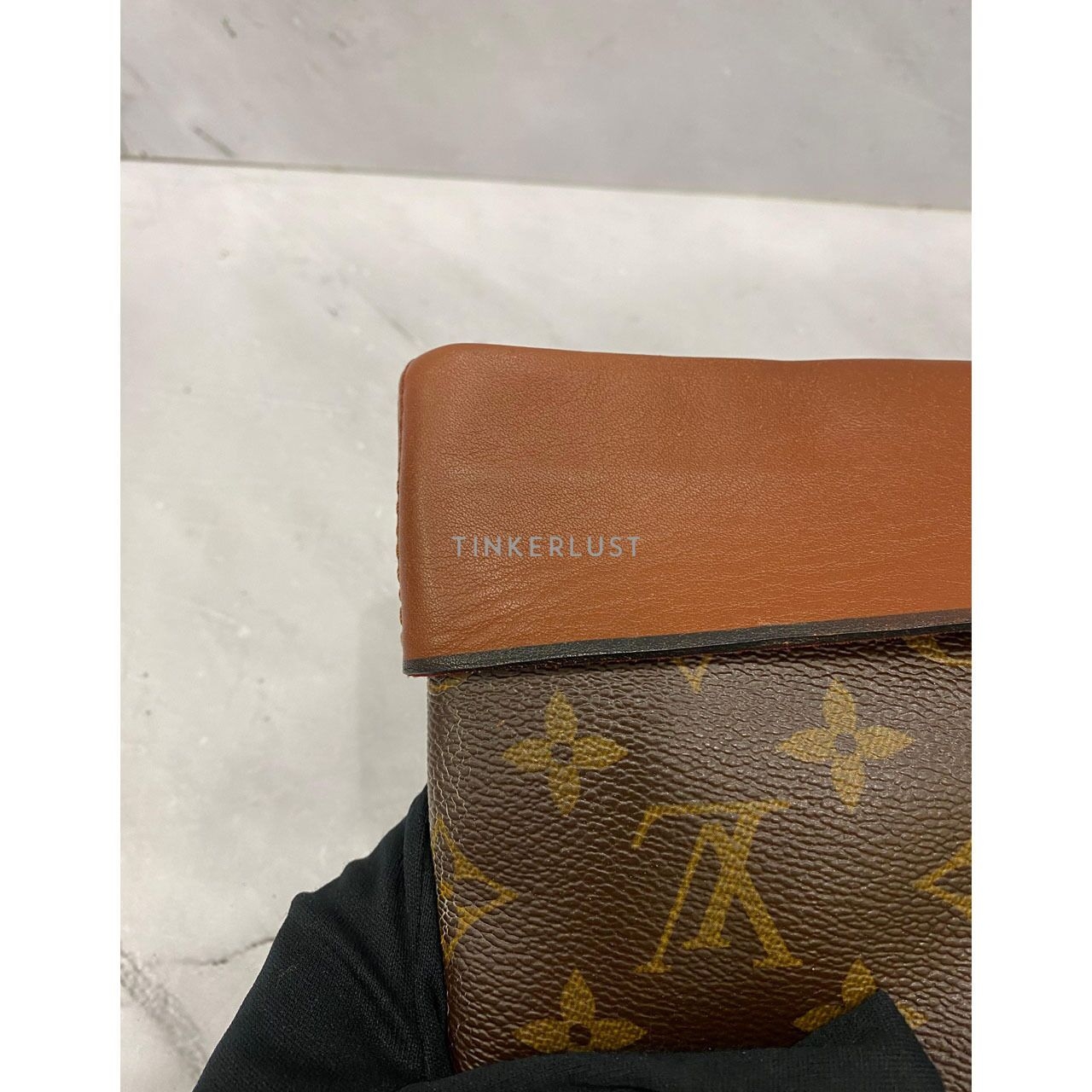 Louis Vuitton Pallas Monogram Caramel Pochette GHW 2017 Pouch