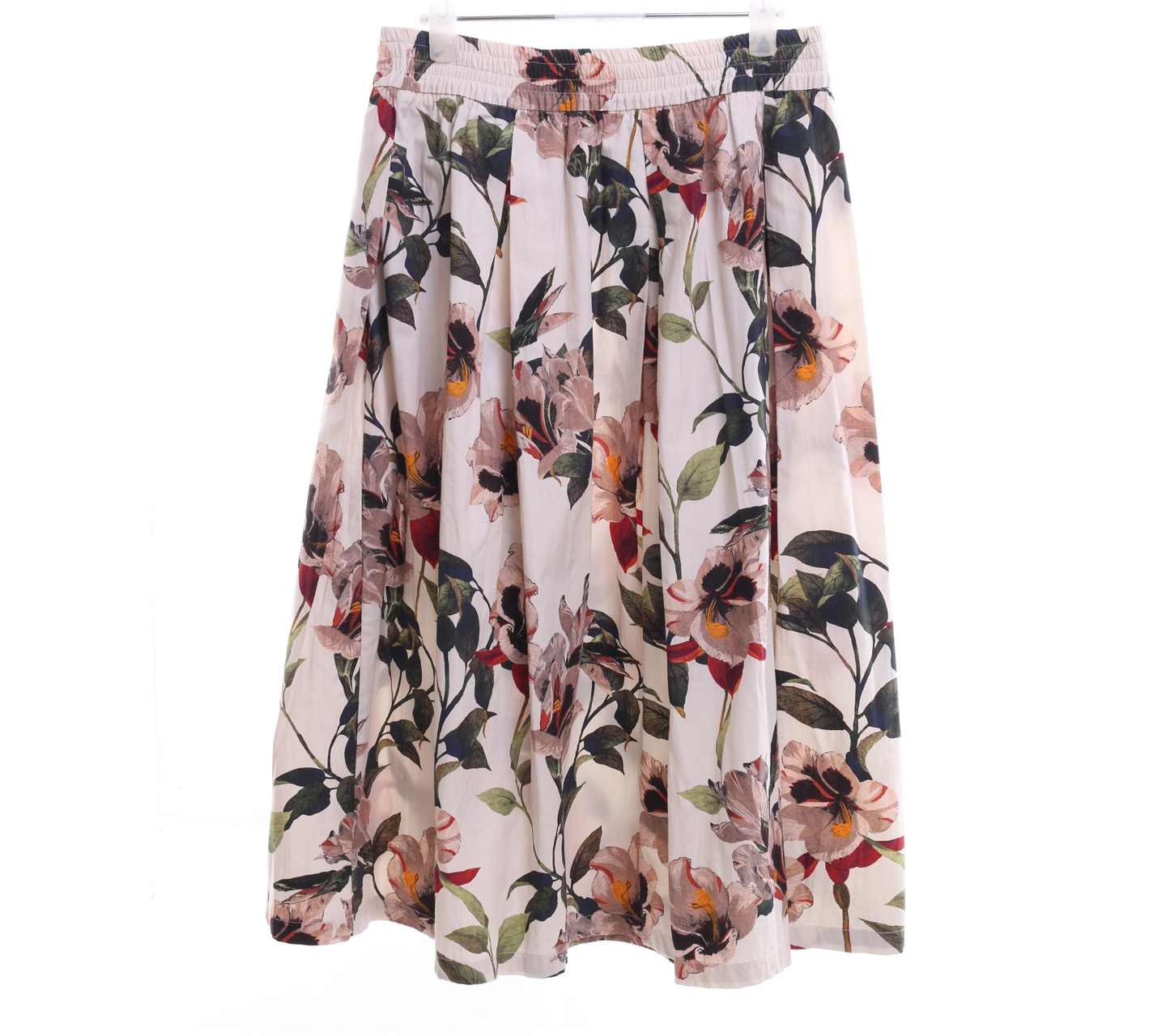 Zara Multi Colour Floral Midi Skirt