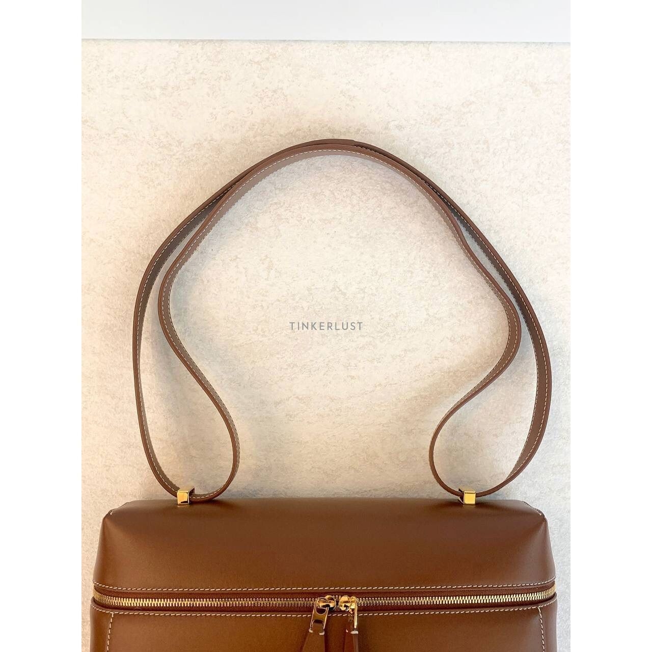 Loro Piana 27 Extra Pocket Kummel GHW Satchel Bag