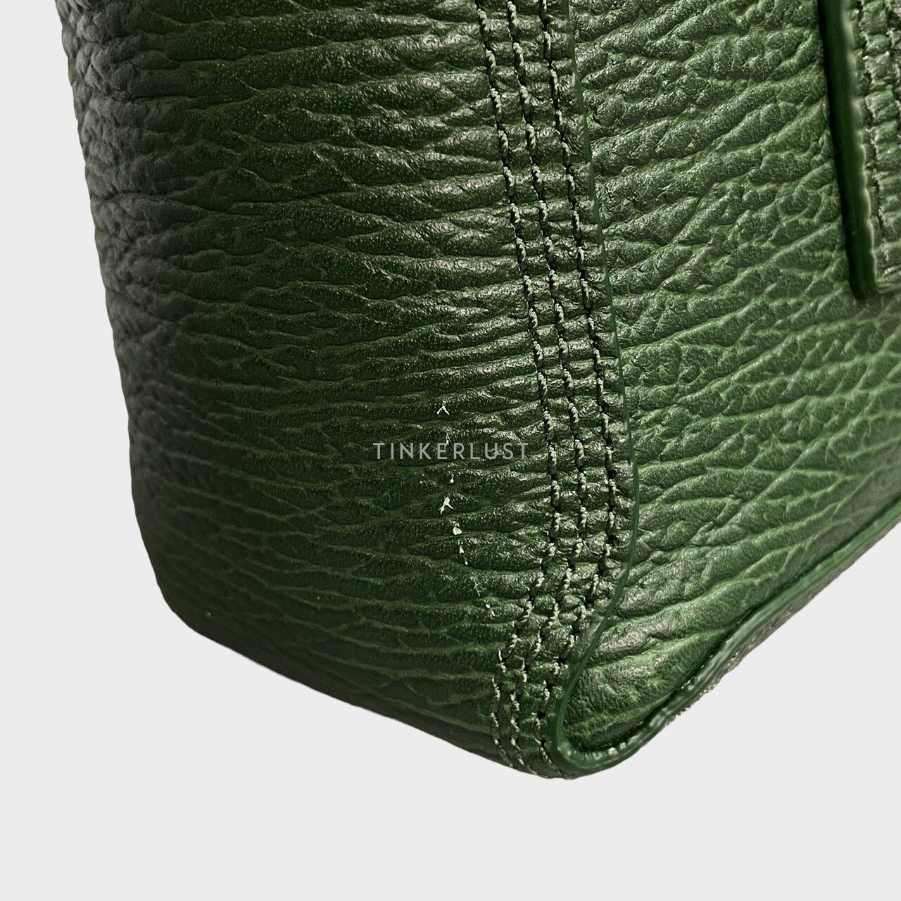 3.1 Phillip Lim Pashli Mini Calfskin Textured Jade Satchel