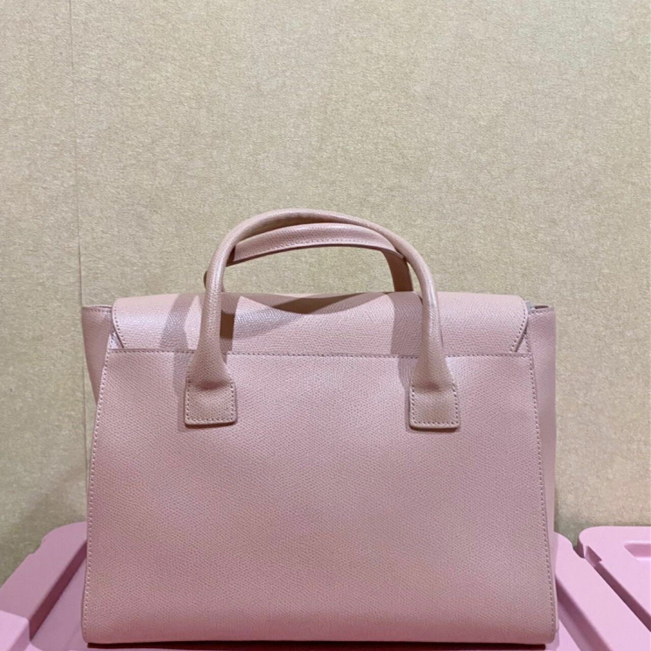 Furla Metropolis Medium Satchel Pink Moonstone