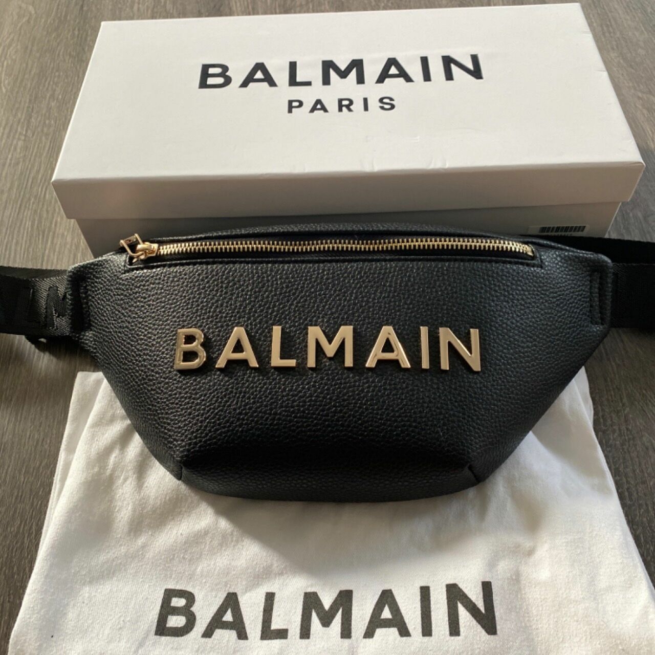 Balmain Black Luggage And Travel