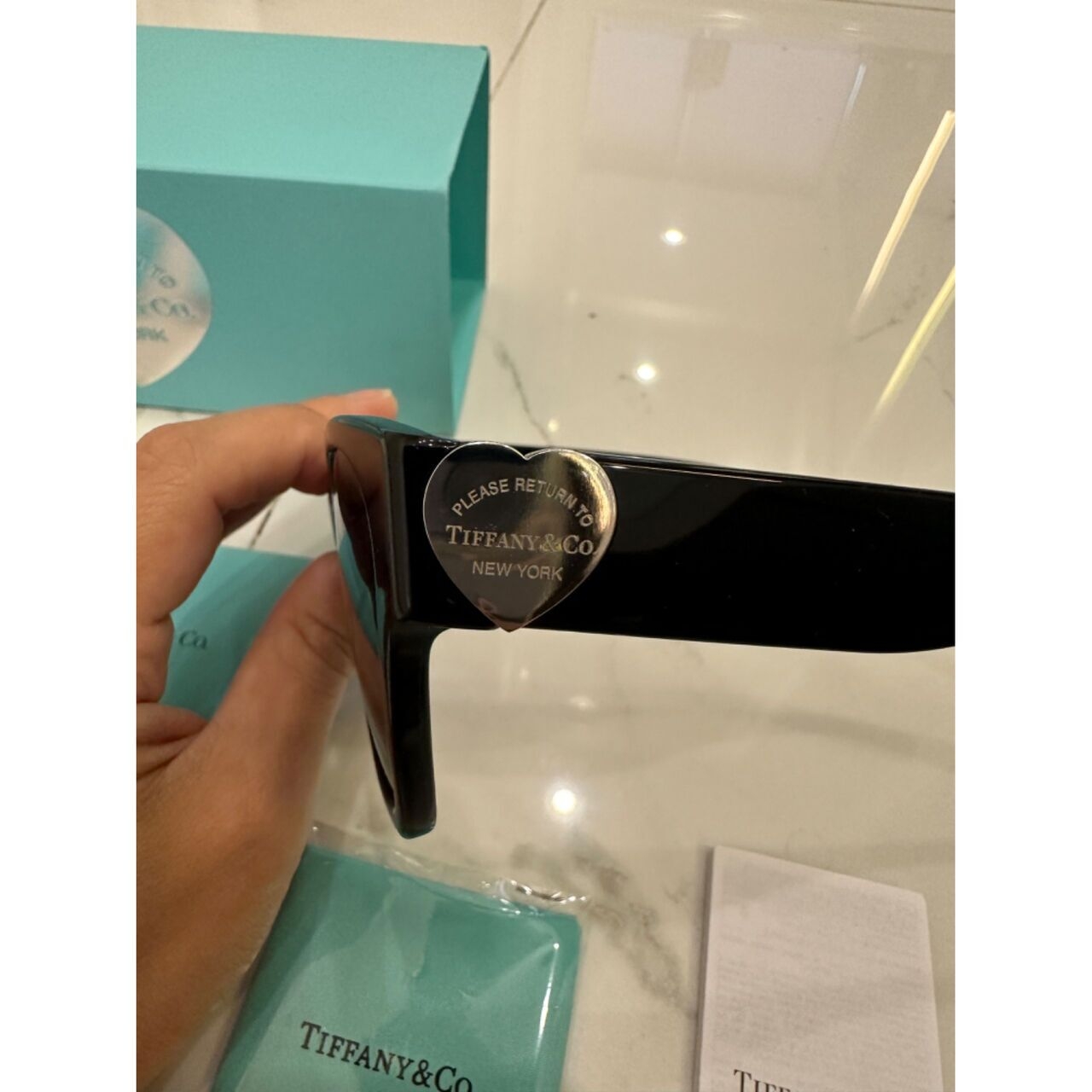 Tiffany & Co. Black Sunglasses