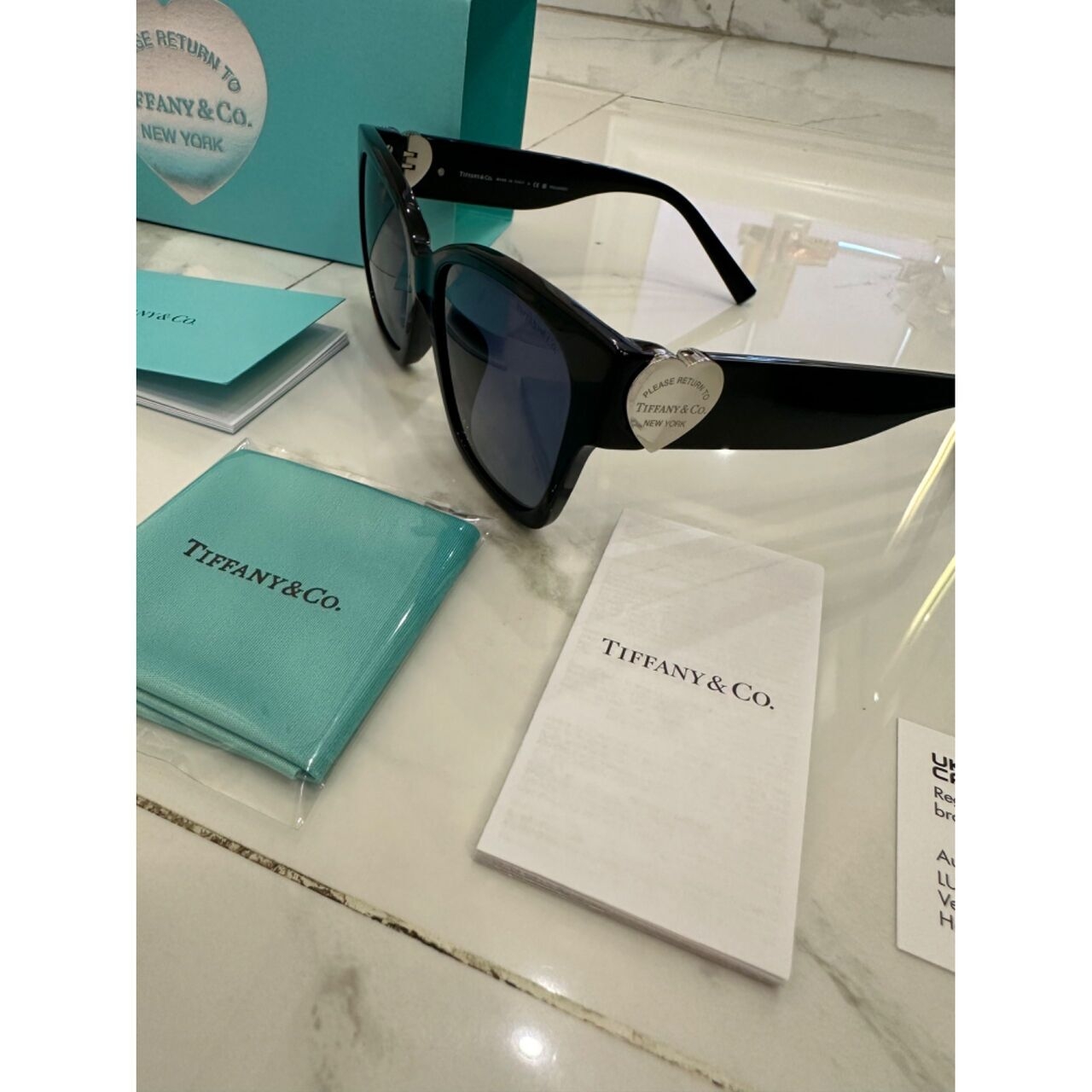 Tiffany & Co. Black Sunglasses