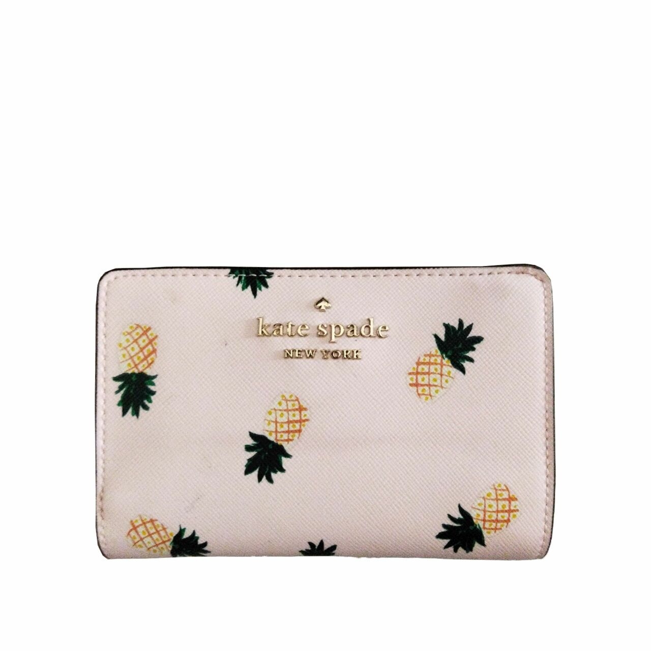 Kate Spade New York Medium Compbifold K7218 Pineapples Prin Pink Multi