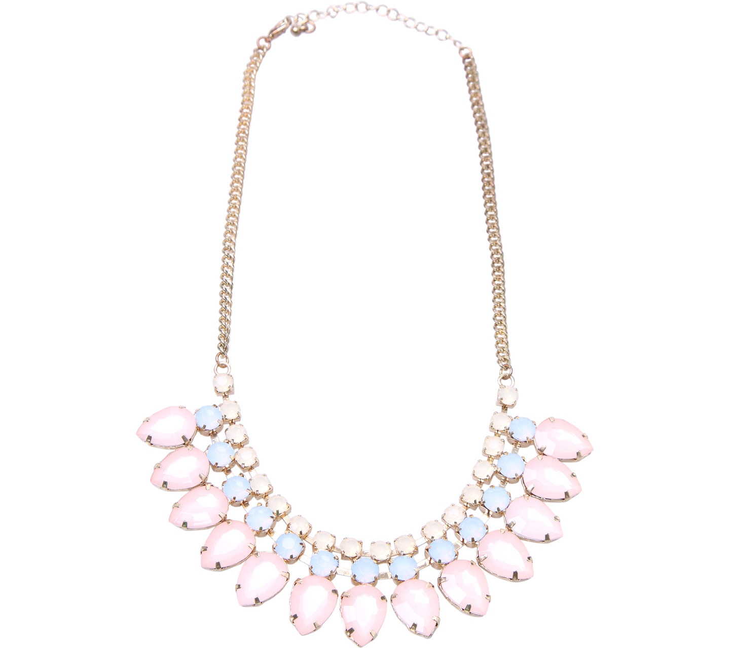 Forever 21 Pink and Blue Neck Lace Jewellery