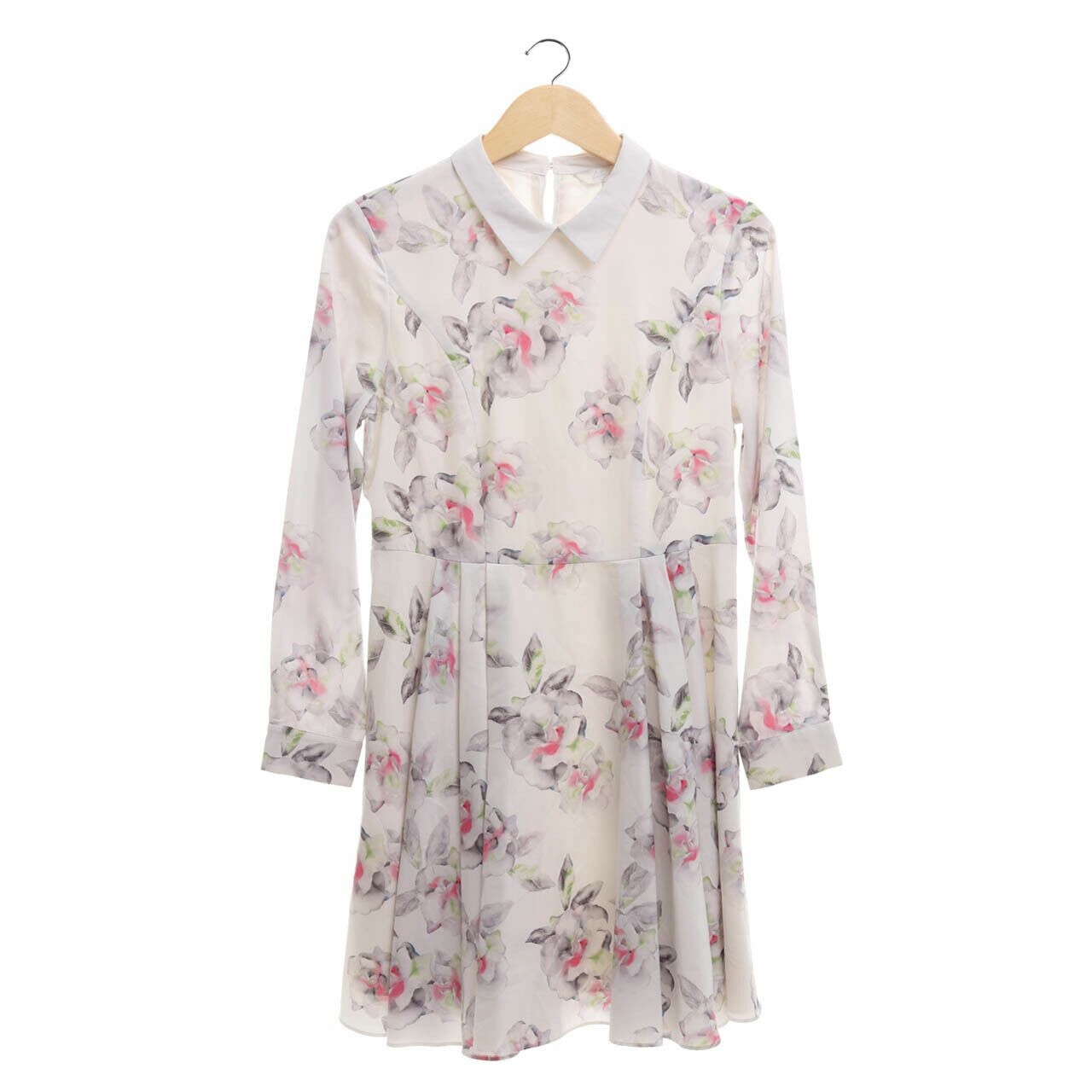 Lily Off White Floral Mini Dress