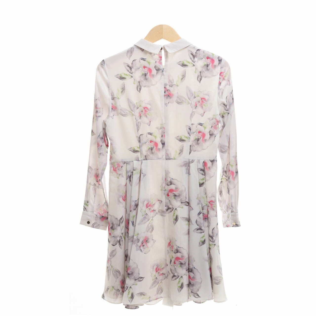 Lily Off White Floral Mini Dress