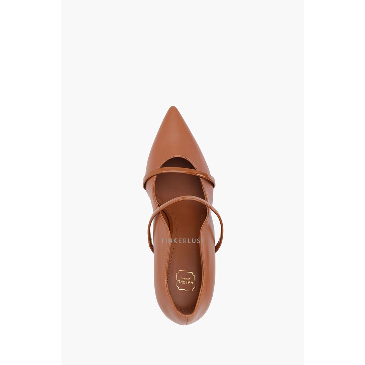 Malone Souliers Maureen Heeled Pumps 70mm in Walnut/Walnut Heels