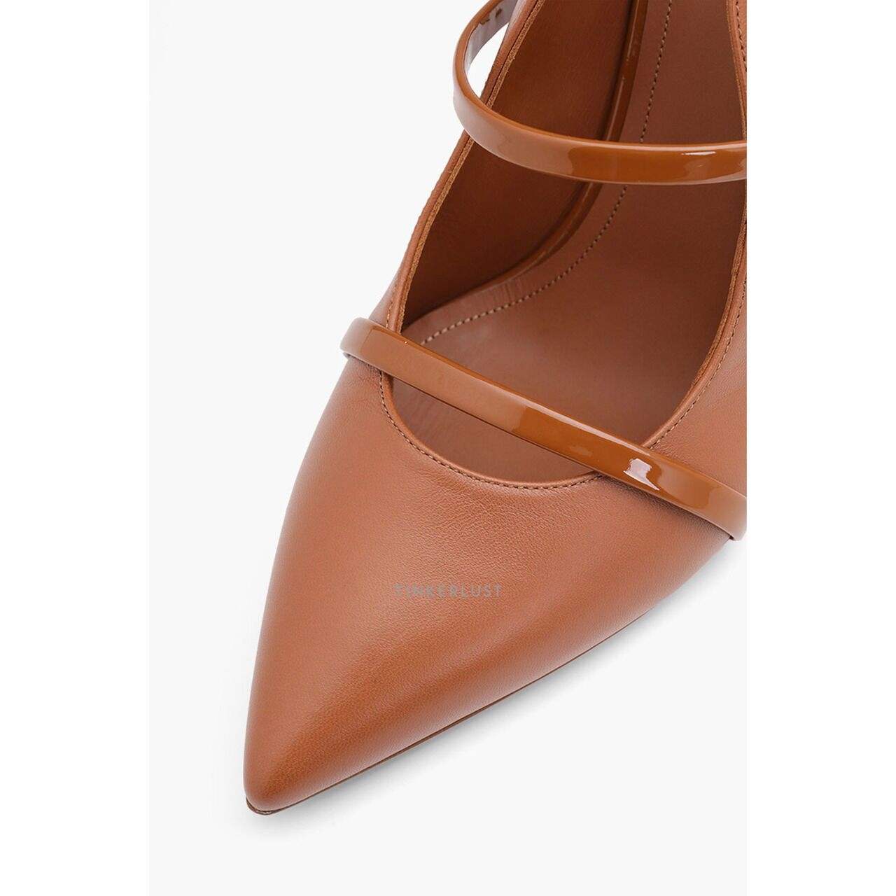 Malone Souliers Maureen Heeled Pumps 70mm in Walnut/Walnut Heels