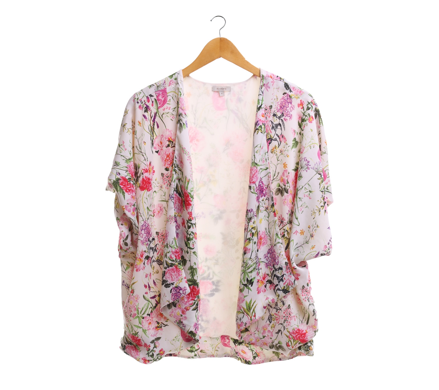 Et Cetera Cream Floral Outerwear