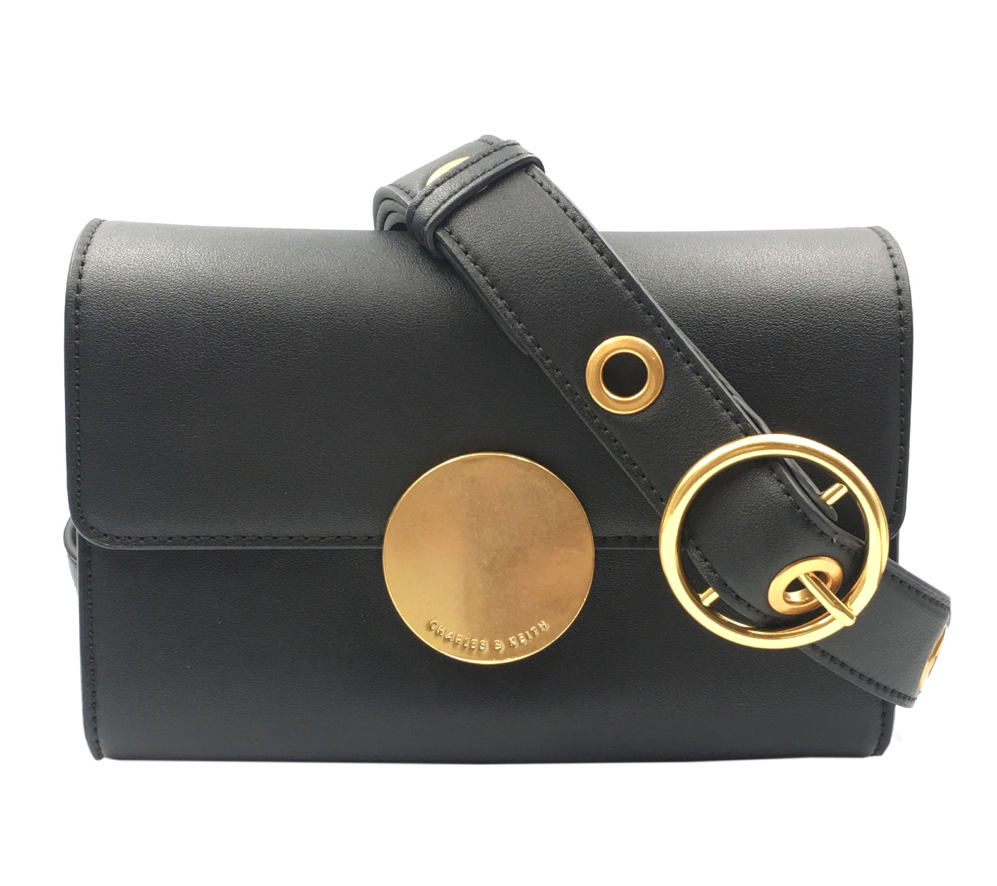 Charles & Keith Black Sling Bag