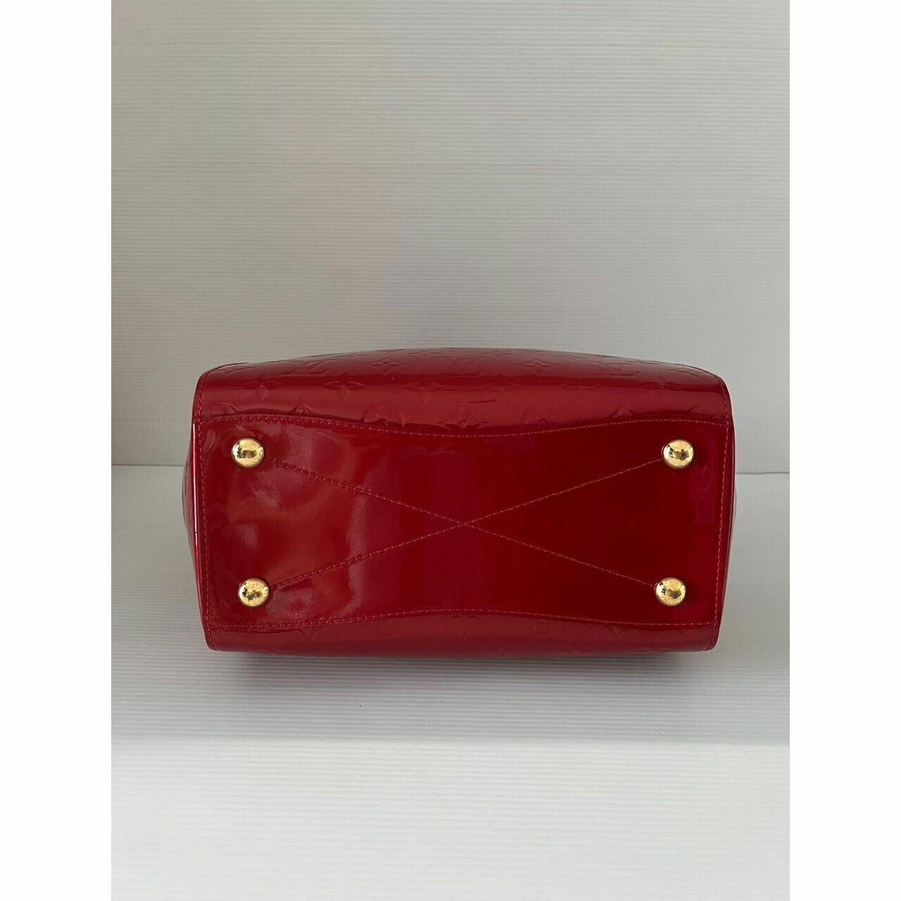 Louis Vuitton Montana Vernis PM Red Hand Bag