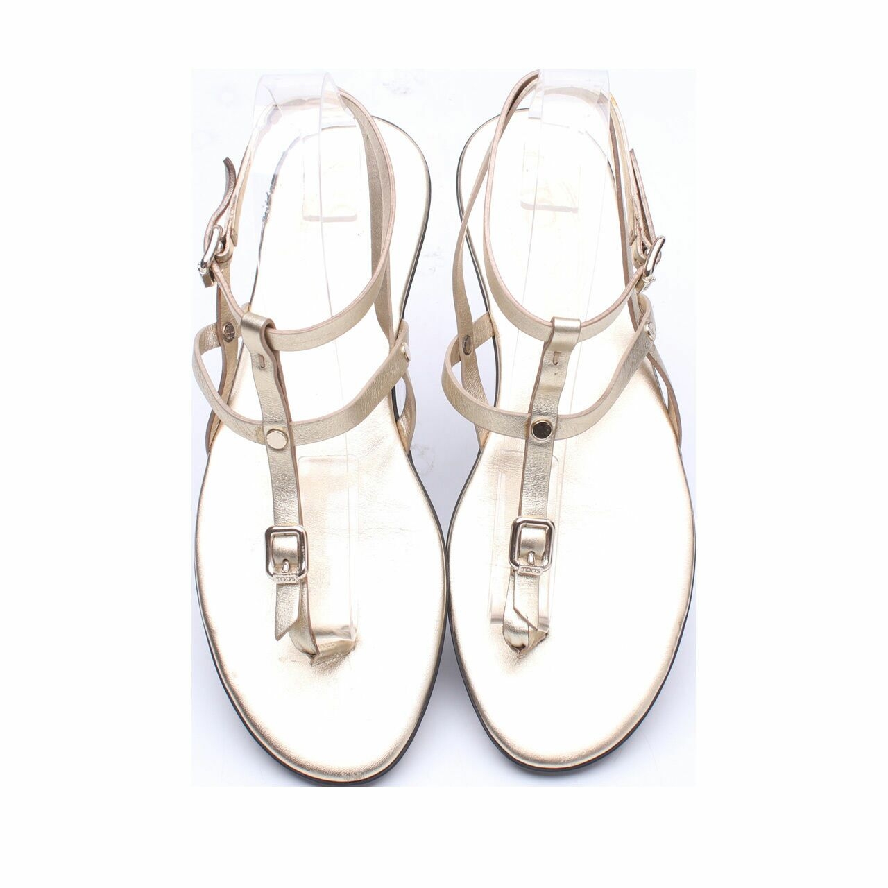 Tod's Gold Sandals