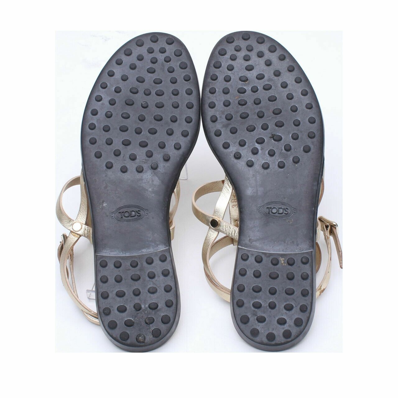 Tod's Gold Sandals